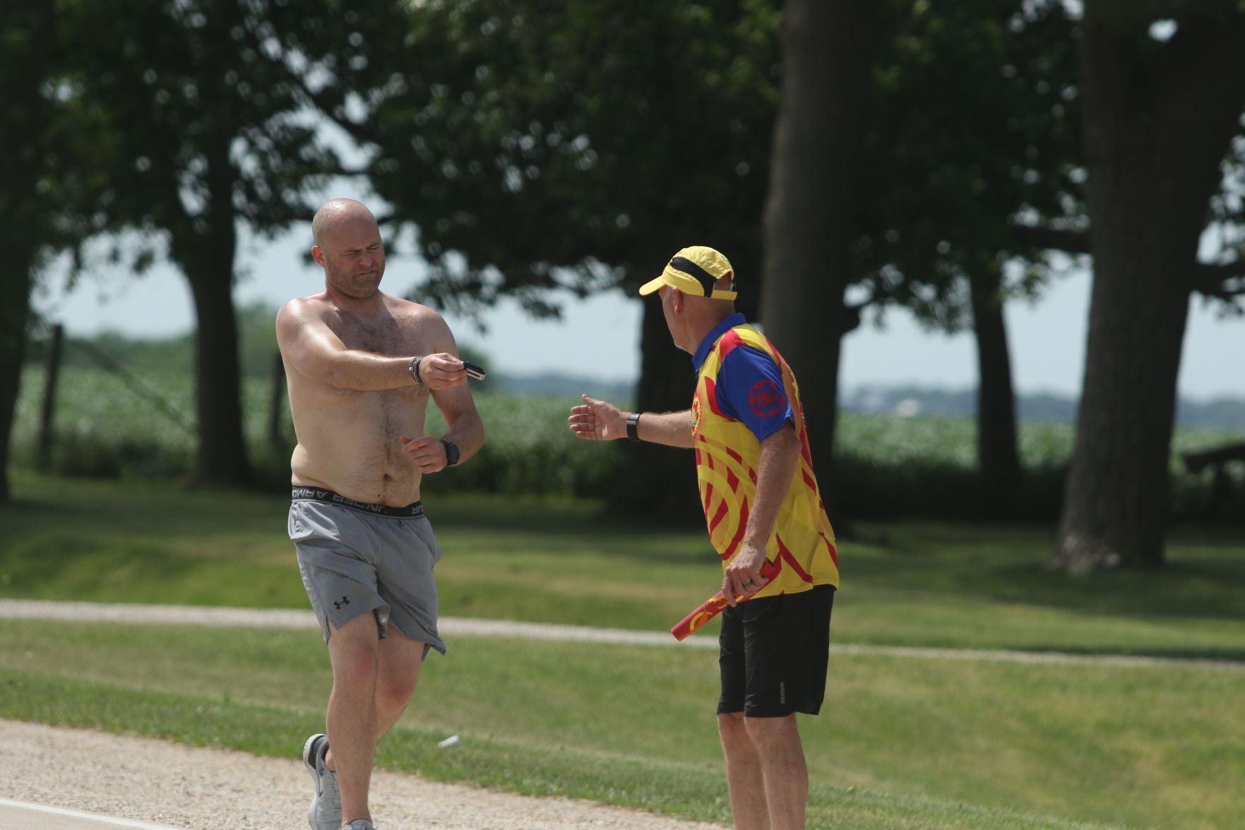 Handoff just outside of Eldora